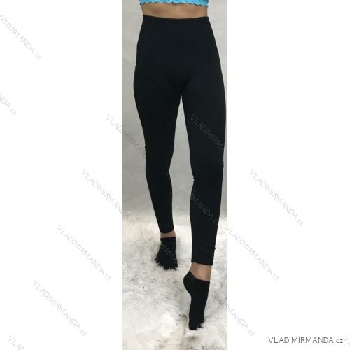 Leggings slim warm thermo ladies bamboo (m-4xl) RUYIZ. RU-215 Black M-XL