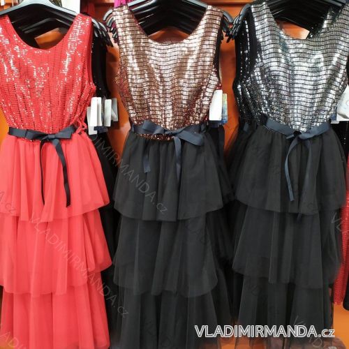 Prom dress with belt women (uni s-l) ITALIAN FASHION IM720015
