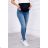 White maternity jeans