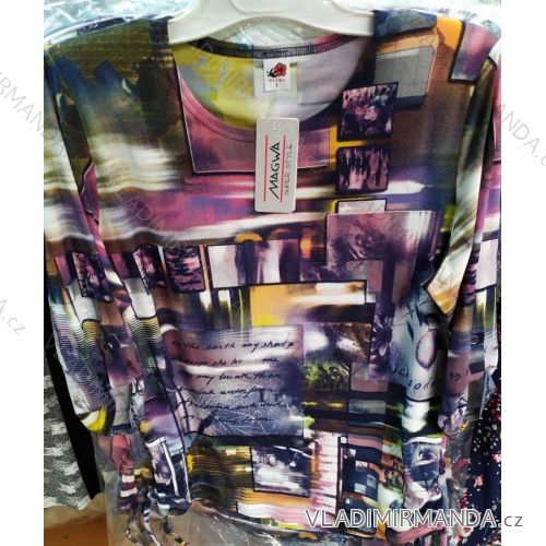 T-shirt t-shirt 3/4 sleeve oversized (l-4xl) POLISH FASHION PM520012