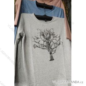 Women's long sleeve t-shirt oversized (l-3xl) ERBOSSI PM120022

