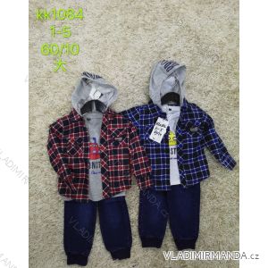 Jeans, hooded shirt and t-shirt for children (1-5 years) SAD SAD20KK1084

