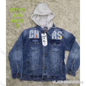 Jeans jacket with hood children adolescent boys (6-16 years) SAD SAD20DT1175
