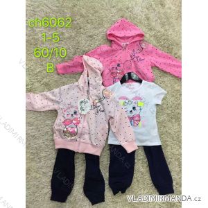 Sweatpants, hooded sweatshirt and t-shirt for infants (girls) (1-5 years) SAD SAD20CH6062
