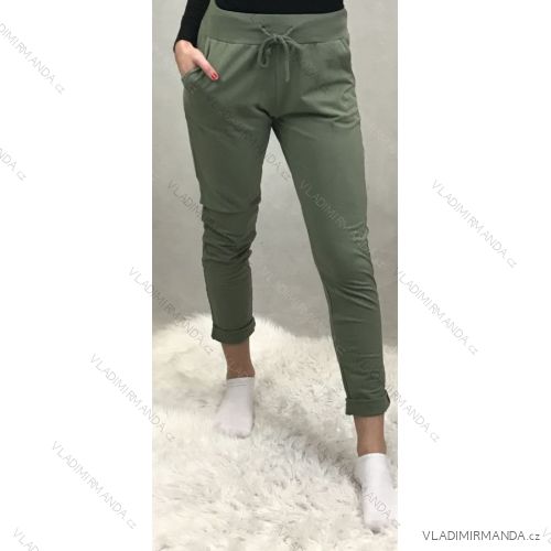 Sweatpants floral pattern long womens (uni s-m) ITALIAN FASHION IMC20019