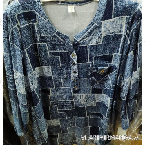 Tunic blouse 3/4 sleeve oversized (l-4xl) POLISH FASHION PM520021
