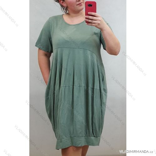 Casual short sleeve dress women (uni xl / 2xl) ITALIAN MODA IM720042
