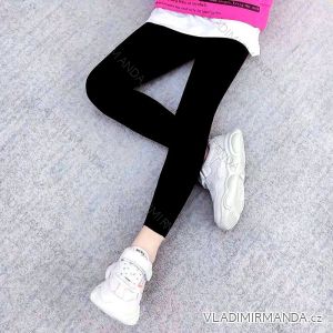 Children's long leggings (98-128 / black) KUGO M0185
