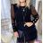 Long sleeve dress womens (uni s-m) ITALIAN FASHION IM1720004