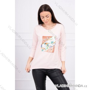 Blouse with 3D Bird graphics red