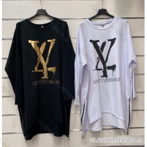 Long Sleeve Sweatshirt Dress women (uni s-l) ITALIAN FASHION IMW20003
