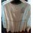 Shirt blouse short 3/4 sleeve lace ladies (UNI SL) ITALIAN FASHION IM13014