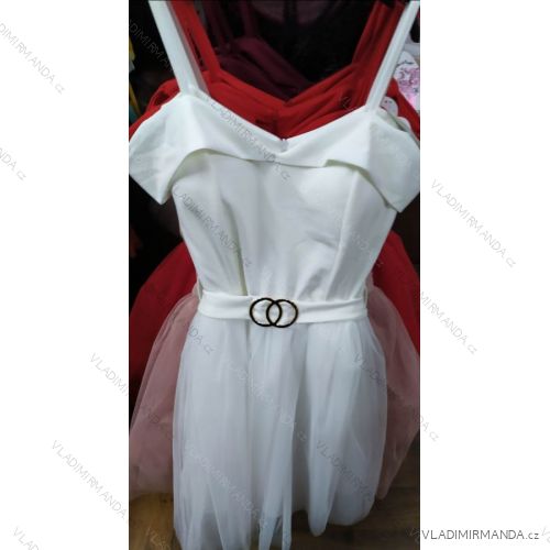 Elegant short women's dress (uni s / m) Italian MODA IM920027

