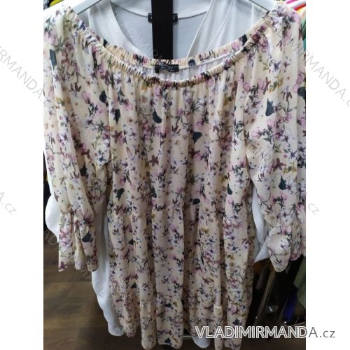 Summer Flowered Long Sleeve Dress (uni s / m) ITALIAN FASHION IM920035
