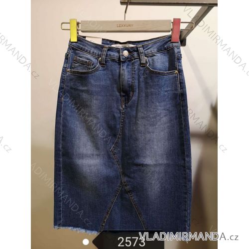Women's denim skirt (XS-XL) JEWELLY LEXXURY LEX202573