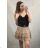 Ladies Satin Tank Top with Lace (uni sl) ITALIAN MODE IMT19136 beige