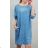Dress 3/4 Long Sleeve Shirt Denim Ladies (uni m / l) ITALIAN FASHION IM920090
