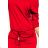 13-96 Sports dress with binding and pockets - red
