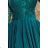 210-8 NICOLLE - Lace Neckline - Green
