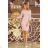 237-1 KELLY Elegant dress with a neckline - LILA
