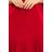 228-3 LUCY - Pleated Comfortable Dress - RED
