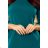 228-5 LUCY - Pleated Comfortable Dress - Blue
