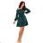 265-1 DAISY Dress with frills - green
