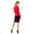 Blouse with bond - red 140-3
