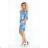 Jola - dress with pockets - Jeans - white circles 40-10
