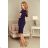 13-89 Sports dress - navy blue + dots
