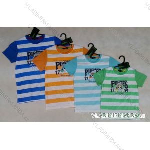 T-shirt short sleeved striped boys and boys (112-146) FORTOG 71017

