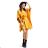 SOFIA Butterfly dress - honey color
