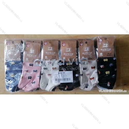 Women's socks ankle (35-41) AURA.VIA ND5913
