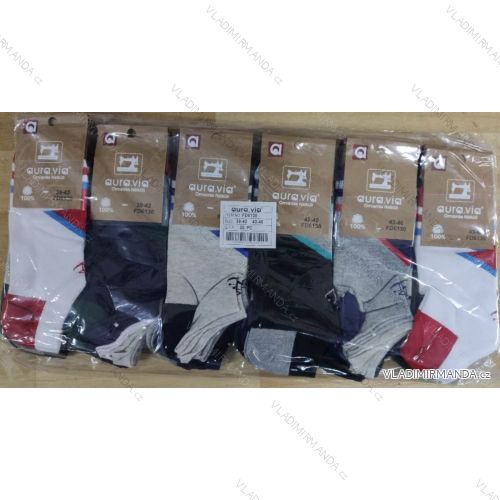Men's ankle socks (39-46) AURA.VIA FD6130