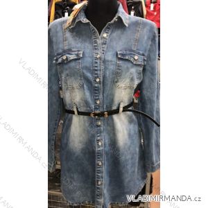 Women's denim long sleeve dress oversized (xl-4xl) MA120002
