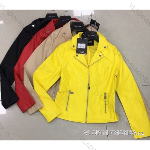Women's leatherette jacket (UNI S-XL) ITALIAN FASHION IM920CX004-46
