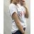Tričko tunika krátký rukáv dámská (uni l/xl) ITALSKá MóDA IM420084  UNI S / M
