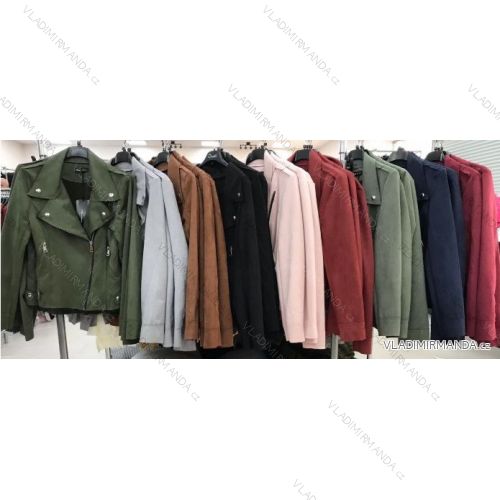 Jacket spring cut leatherette women (S-XL) ITALIAN FASHION IML20309105