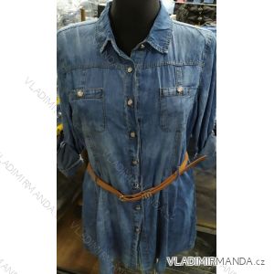 Women's denim long sleeve dress oversized (xl-4xl) MA120010
