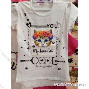 T-shirt short sleeve children´s girl (8-12 years) TURKISH PRODUCTION TVB20011
