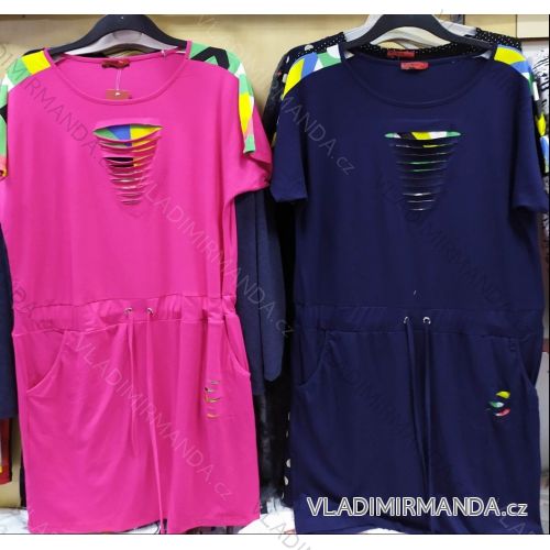 Short sleeve dress women (2XL-5XL) TURKISH FASHION TML20015