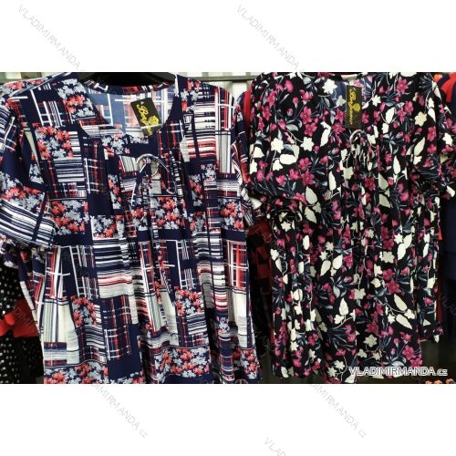 T-shirt short sleeve ladies oversized (54-60) POLISH FASHION PM120052