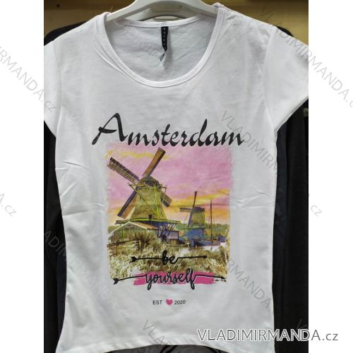 t-shirt short sleeve ladies (UNI S / XL) TURKISH FASHION TML20021
