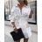 Long Sleeve Shirt Dress women (uni sl) ITALIAN FASHION IMT19187 white 