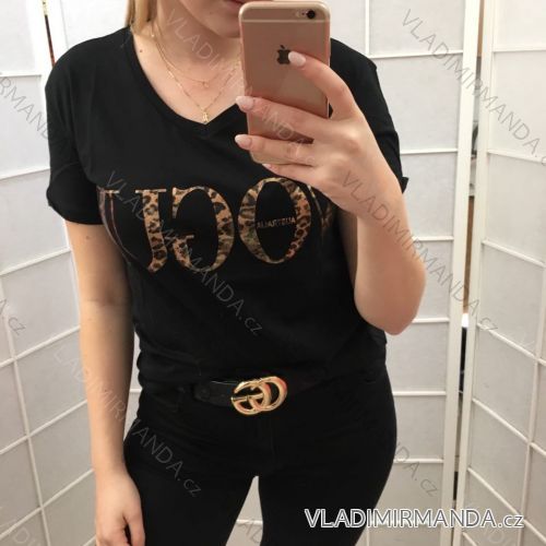 Short Sleeve T-shirt VOGUE (SL) ITALIAN FEMINA FASHION IMT19325