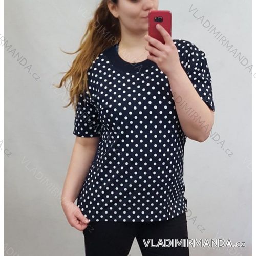 Tunic short sleeve ladies polka dot (M-XXL) TURKISH FASHION TM920152