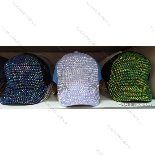 Cap with stones women (uni) POLAND PRODUCTION PV420025
