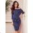 13-77 Sports dress with pockets- navy blue jeans
