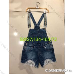 Girls shorts with bib adolescent girls (134-164) SEA2058127
