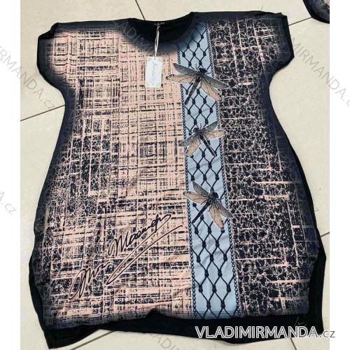 Tunic short sleeve ladies (UNI XL-2XL) TURKISH FASHION TM120025